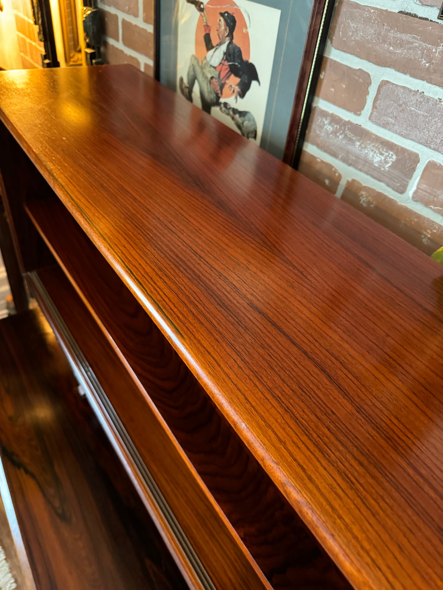 Vintage Danish Rosewood Sideboard & Hutch