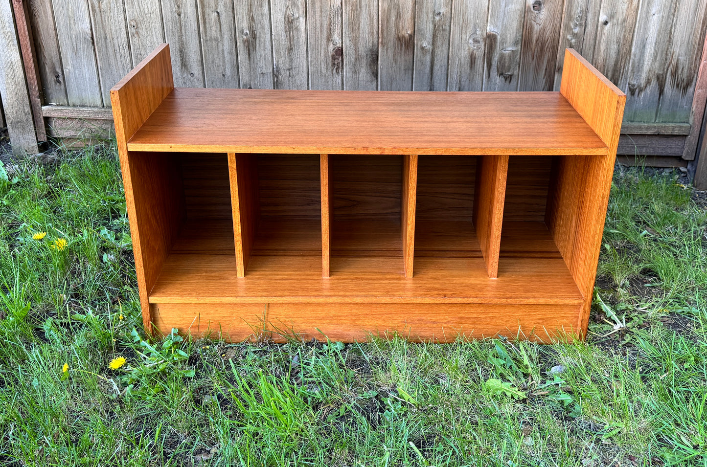 The Kerna Teak Record Cabinet