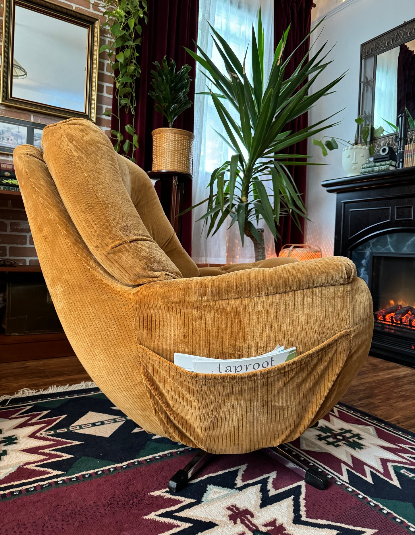The Caramel Egg Chair