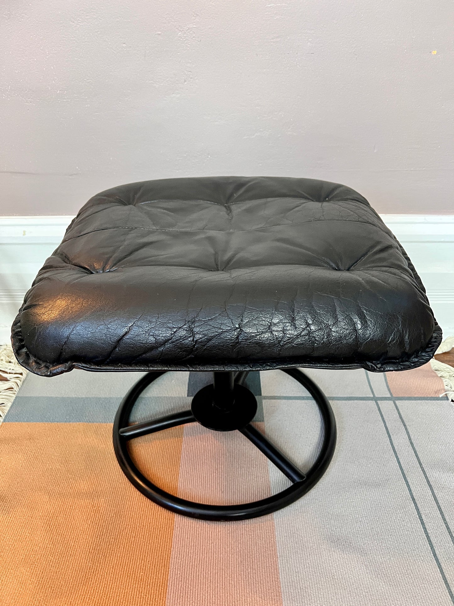 The Black Stallion Recliner & Ottoman