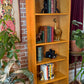 Vintage Red Oak Adjustable Bookshelf