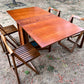 Mid-Century Modern Drop Leaf Table and Chairs