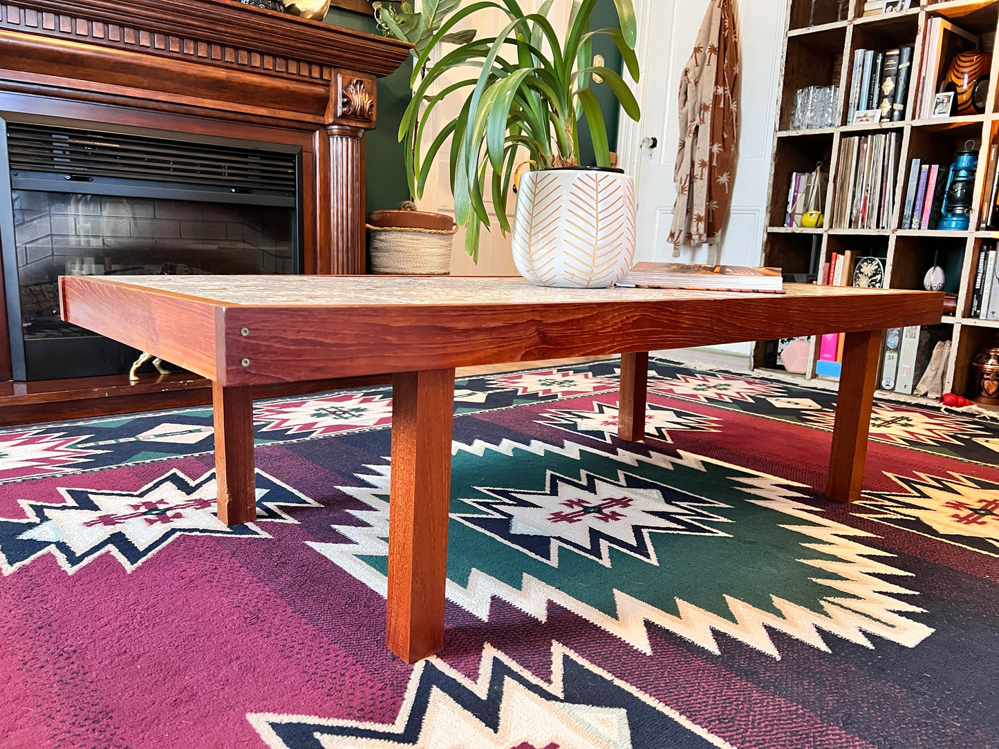 The Tiled Teak Coffee Table