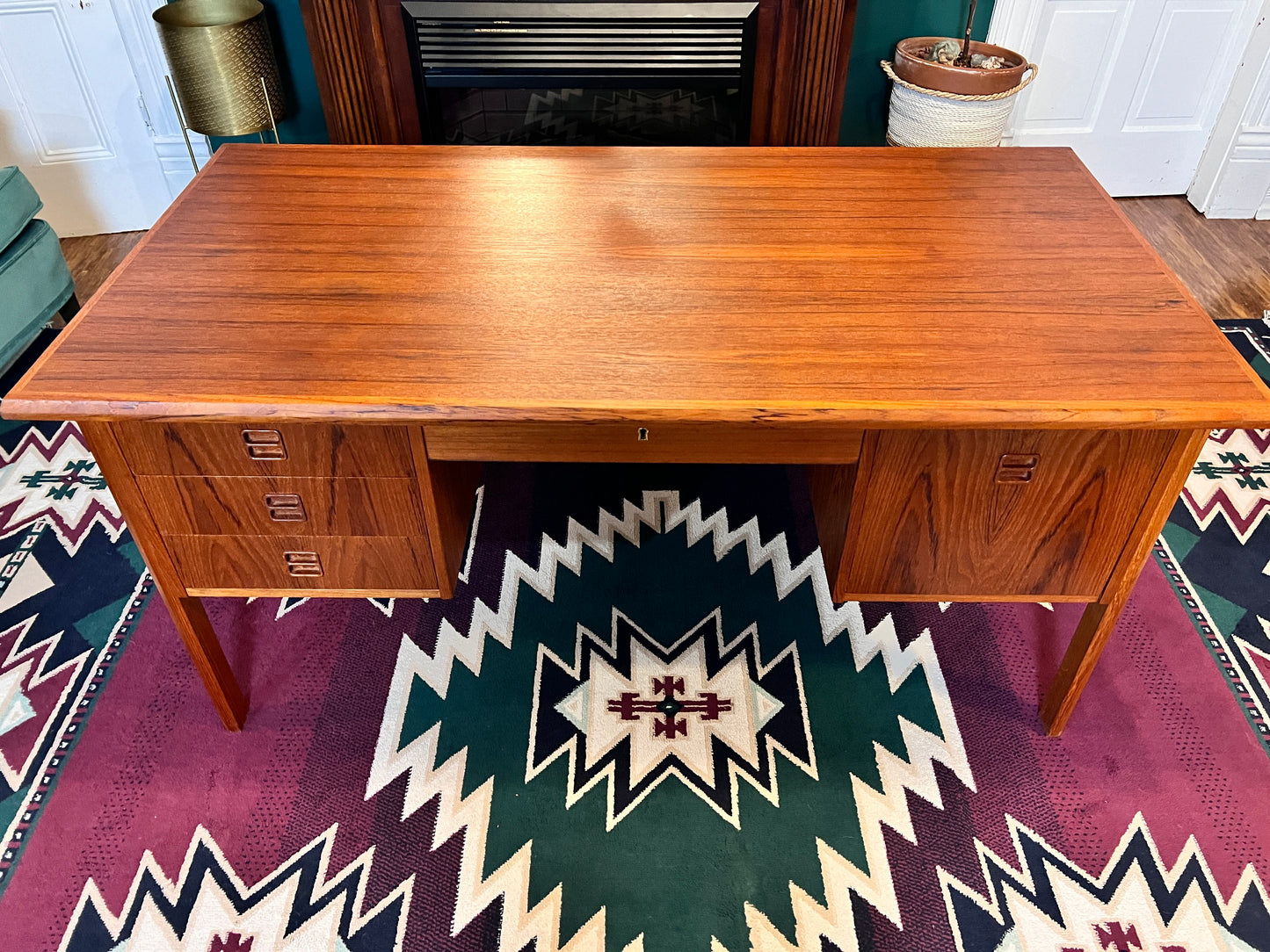 The Mobius Danish Teak Desk