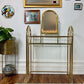 Vintage Regency Brass Vanity Set