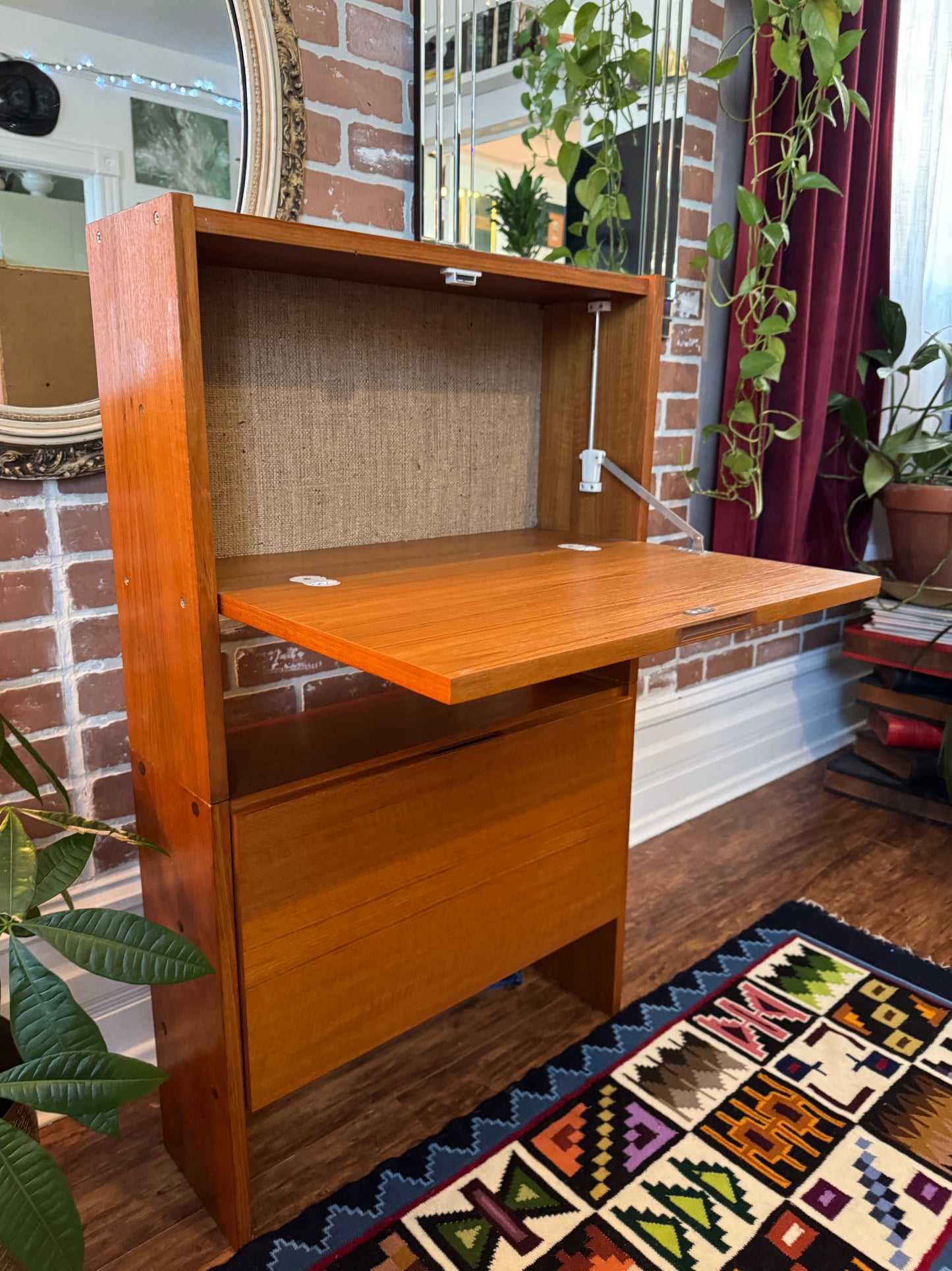 Vintage Modular Teak Stacking Cabinets