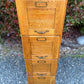 Antique 1900s Quarter Sawn Oak Filing Cabinet