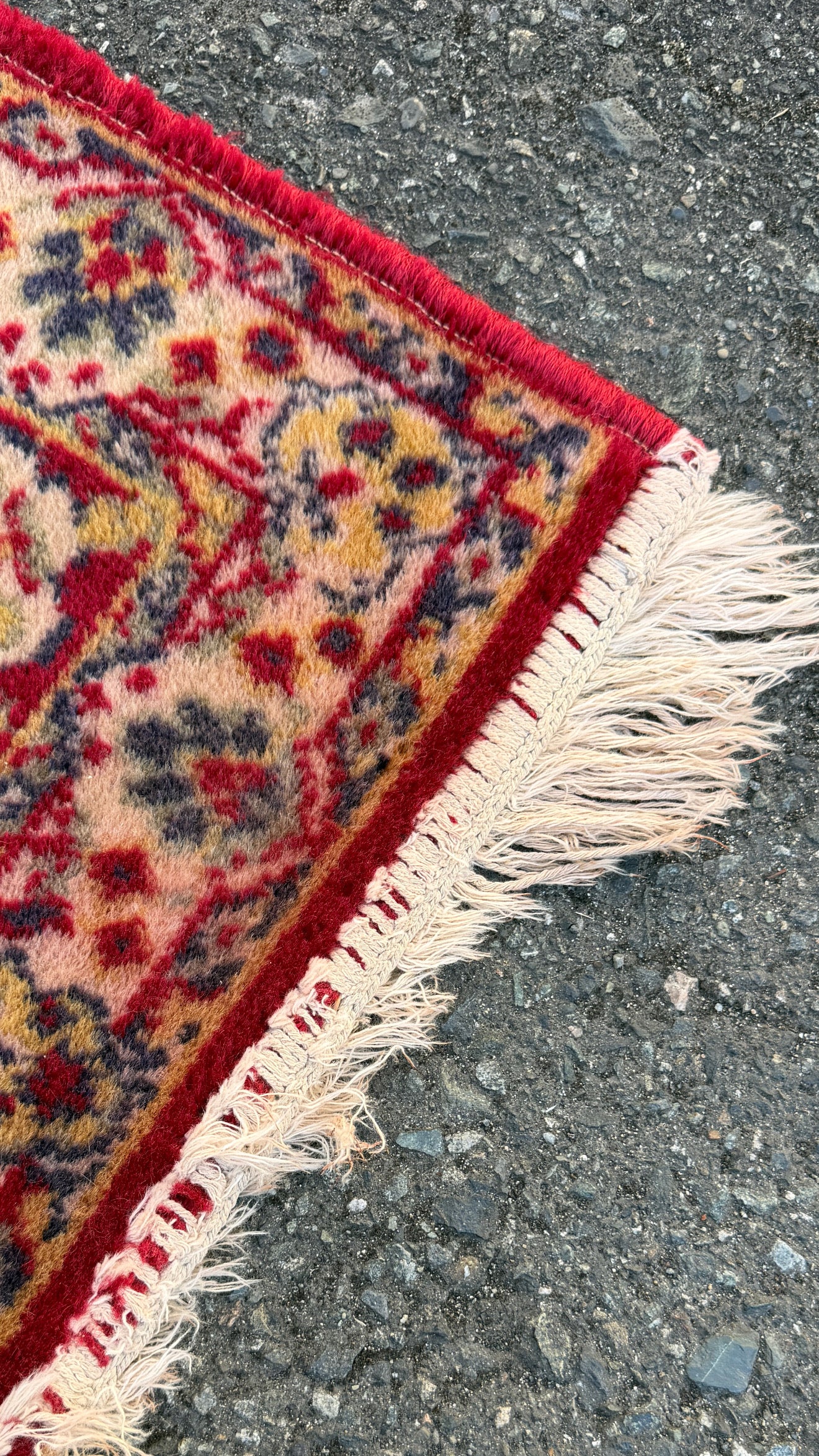 Vintage Small Wool Persian Rug