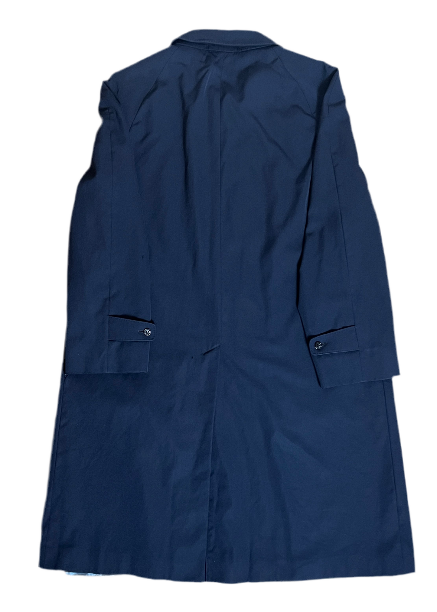 Vintage Navy Blue Mackintosh Overcoat