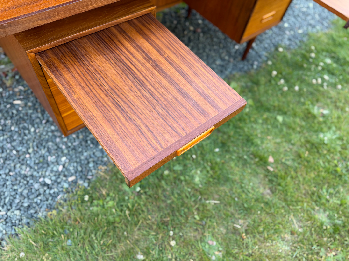 Vintage Executive Teak Desk