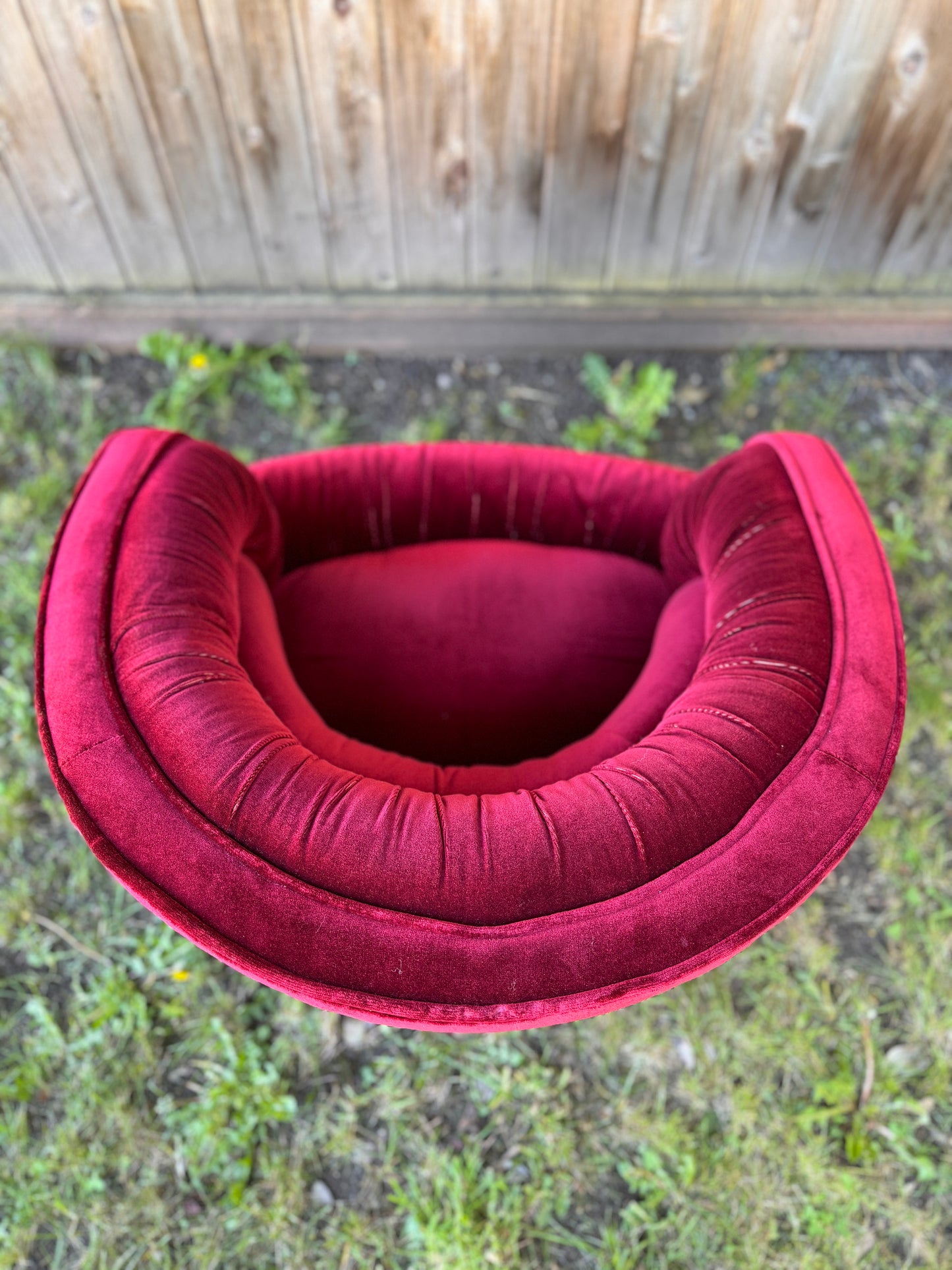 The Ripe Cherry Swivel Armchair