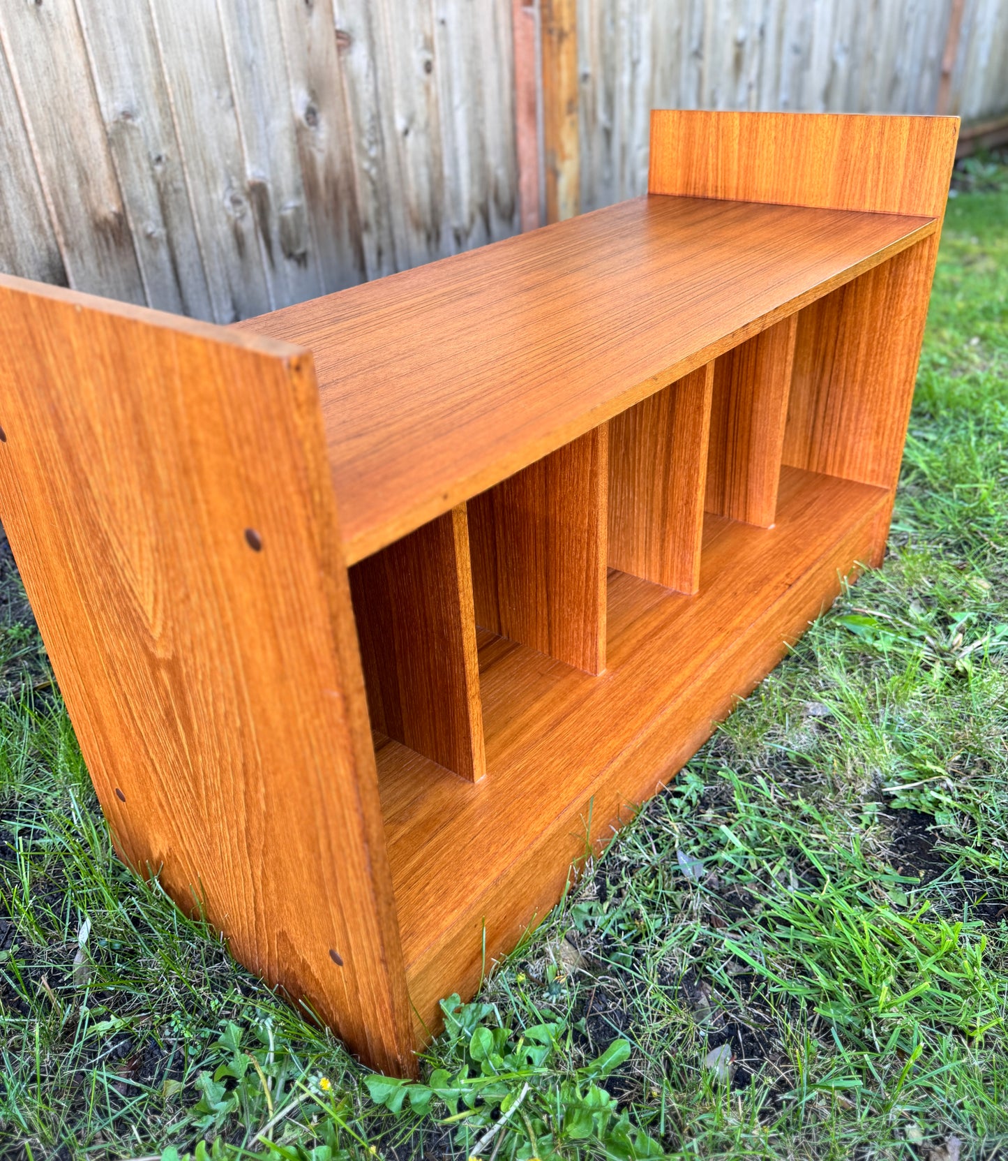 The Kerna Teak Record Cabinet