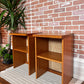 The Mercury Teak Nighstands