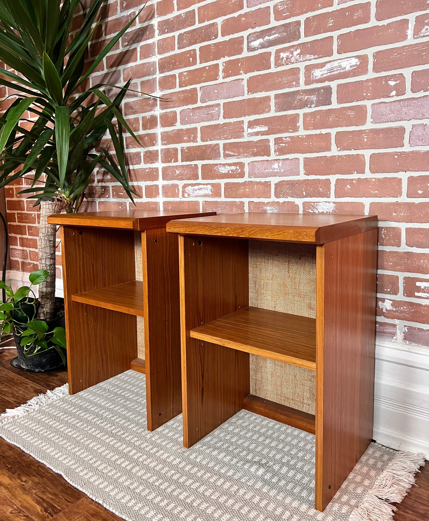 The Mercury Teak Nighstands