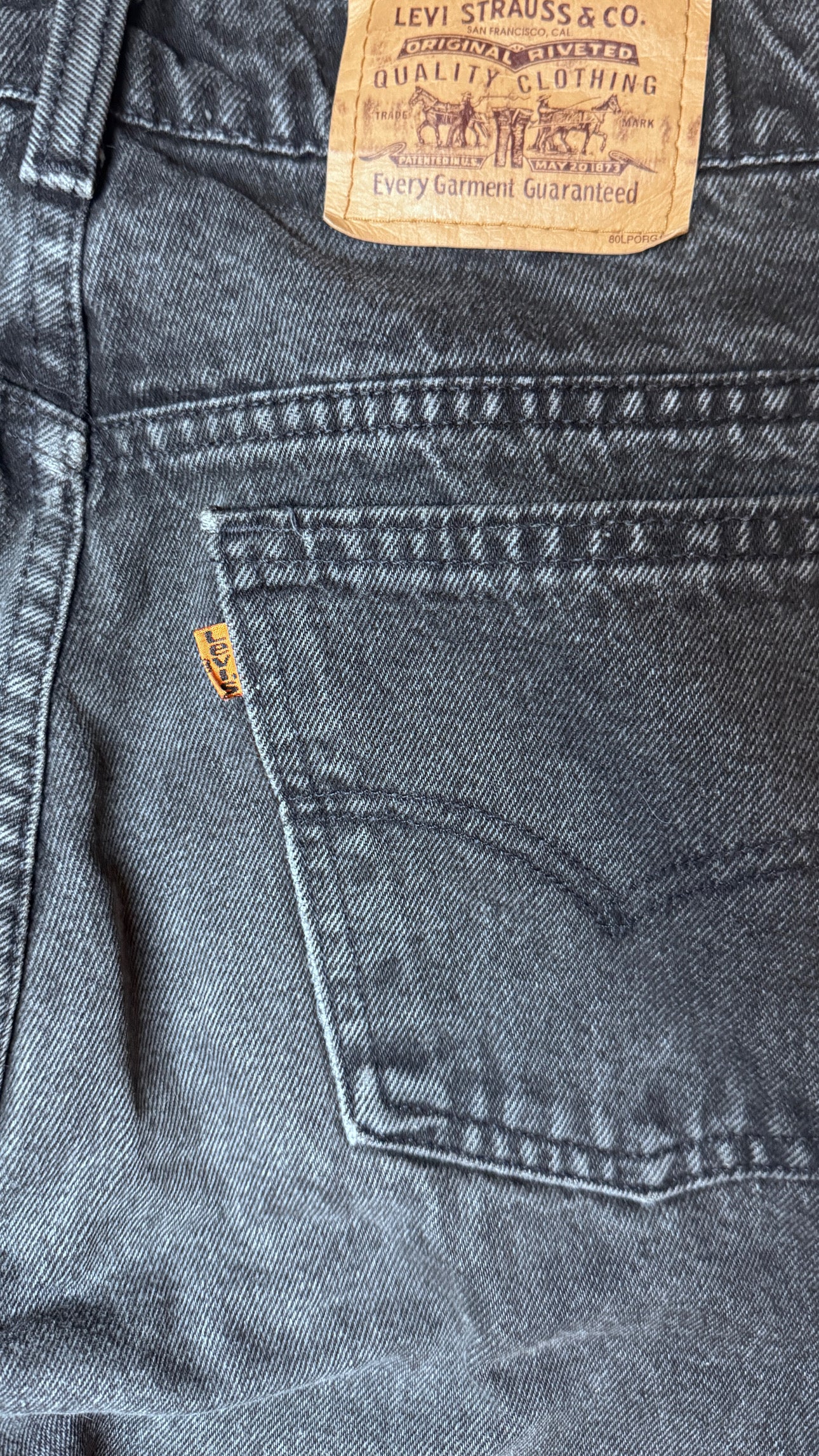 Vintage 80s Orange Tab 506 Levi’s