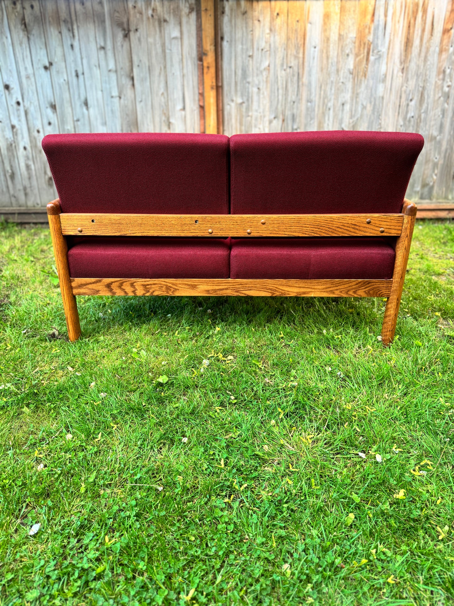 The Maroon MCM Loveseat