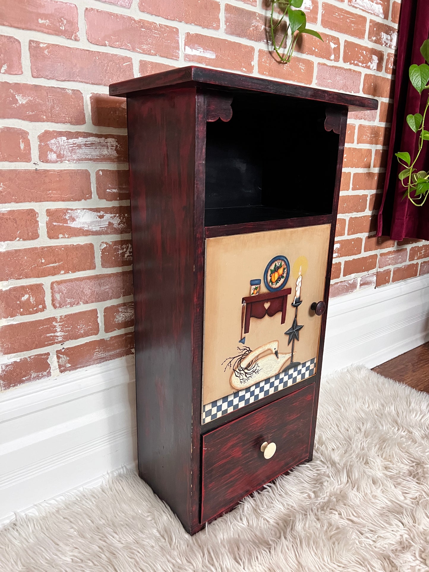 The Preening Goose Cabinet