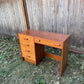 Vintage MCM Teak 5 Drawer Desk