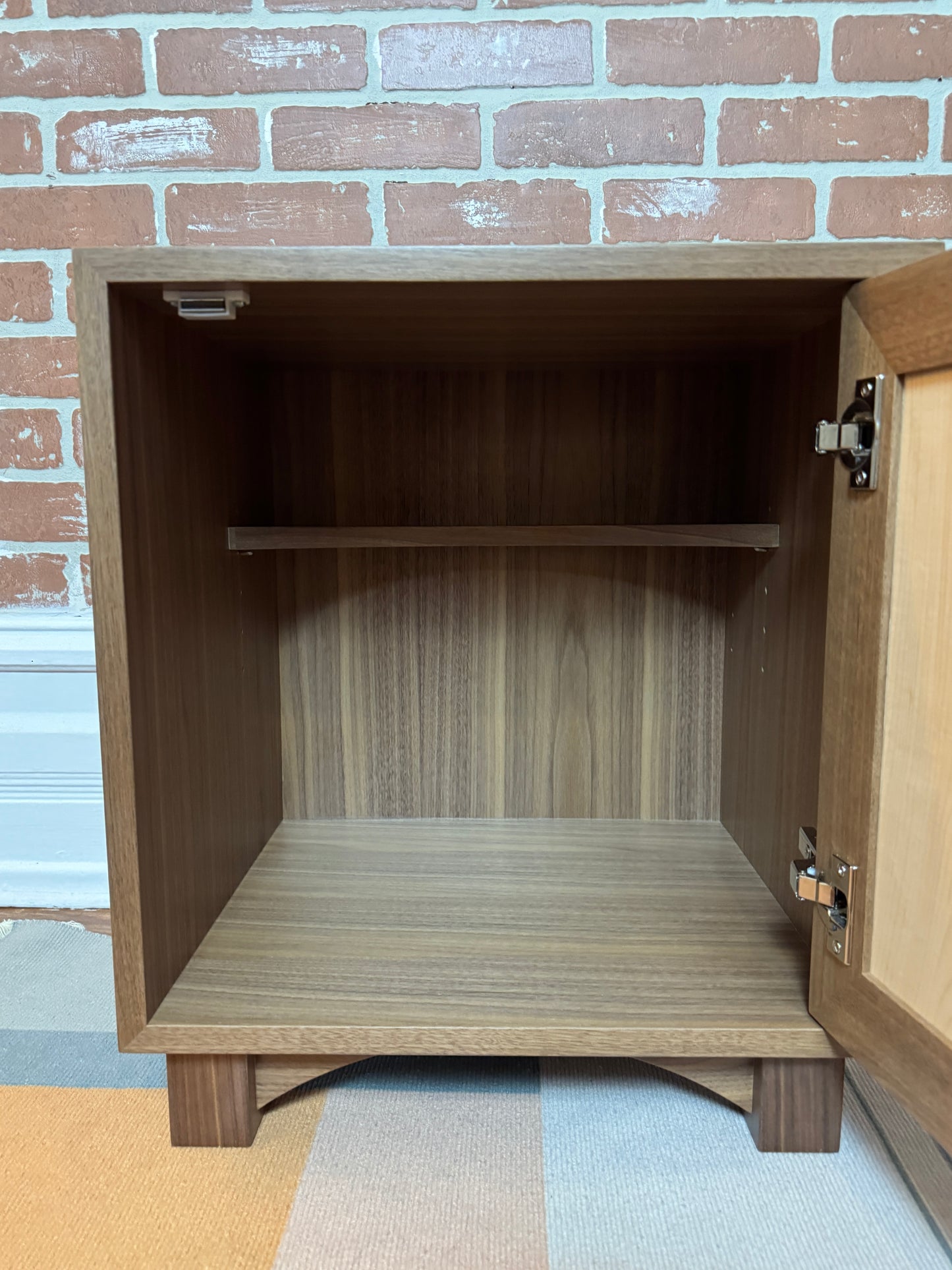 Custom Made Walnut & Maple Cabinet