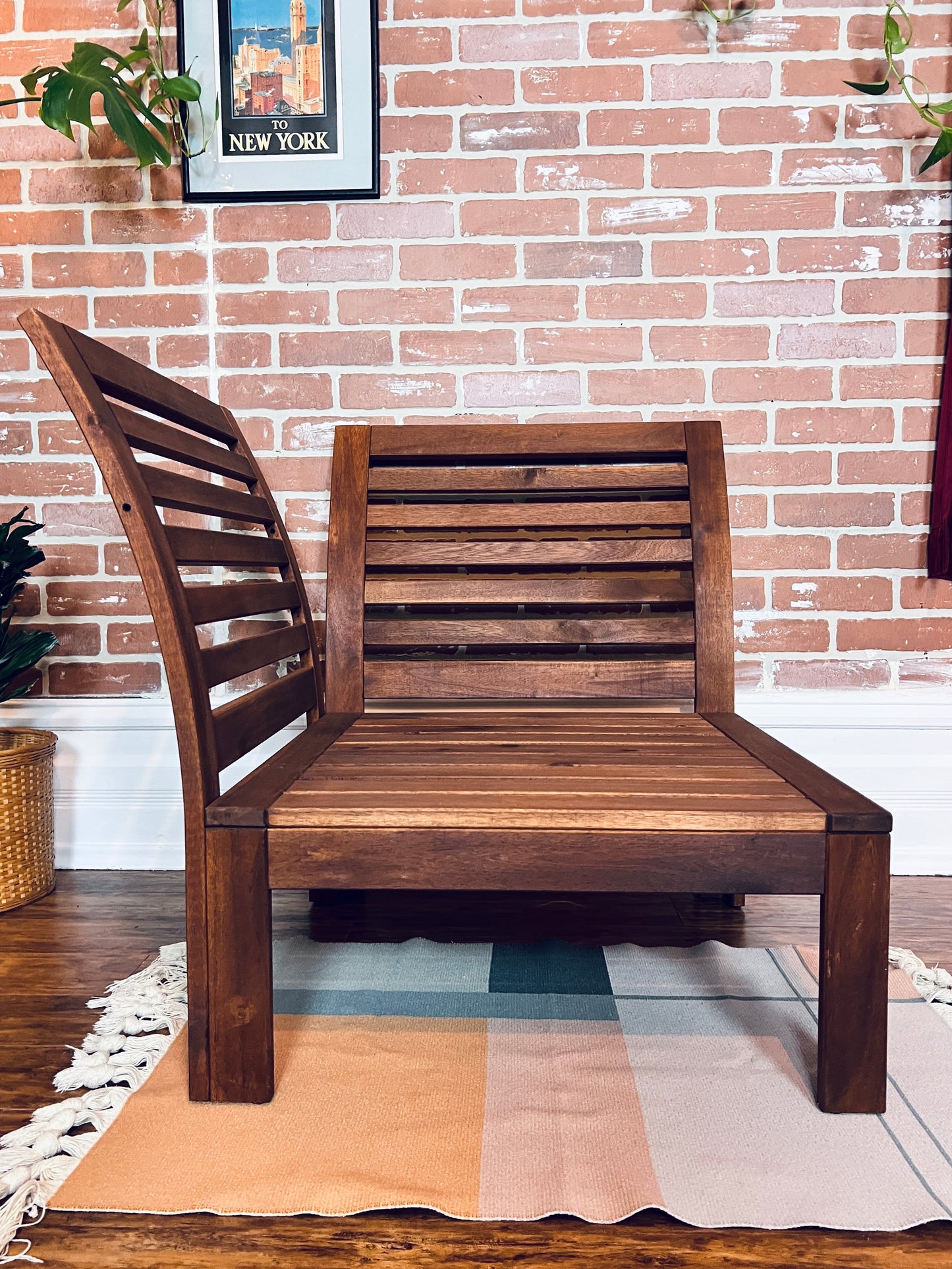 Teak Corner Chair