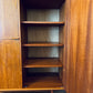 Vintage Danish Teak Armoire Dresser