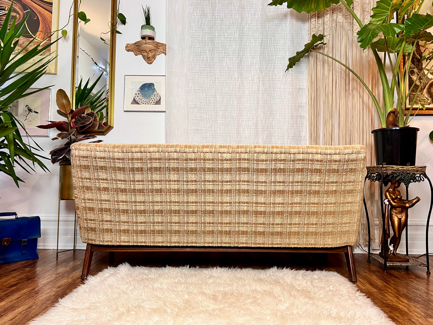 The Calico Teak Sofa