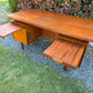 Vintage Executive Teak Desk