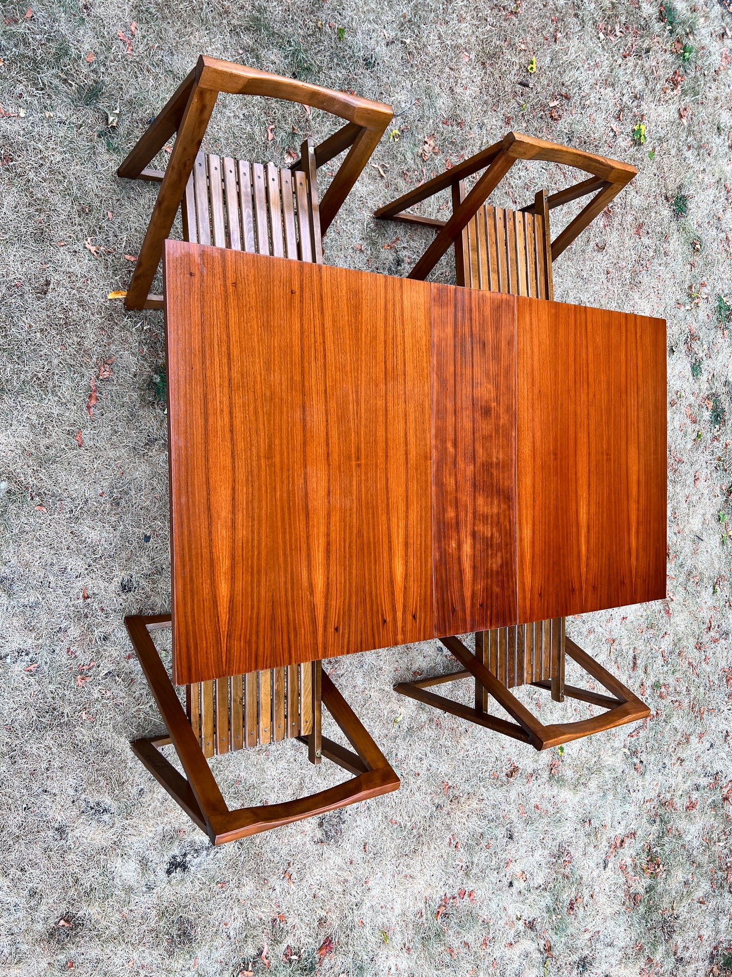 Mid-Century Modern Drop Leaf Table and Chairs