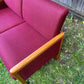 The Maroon MCM Loveseat