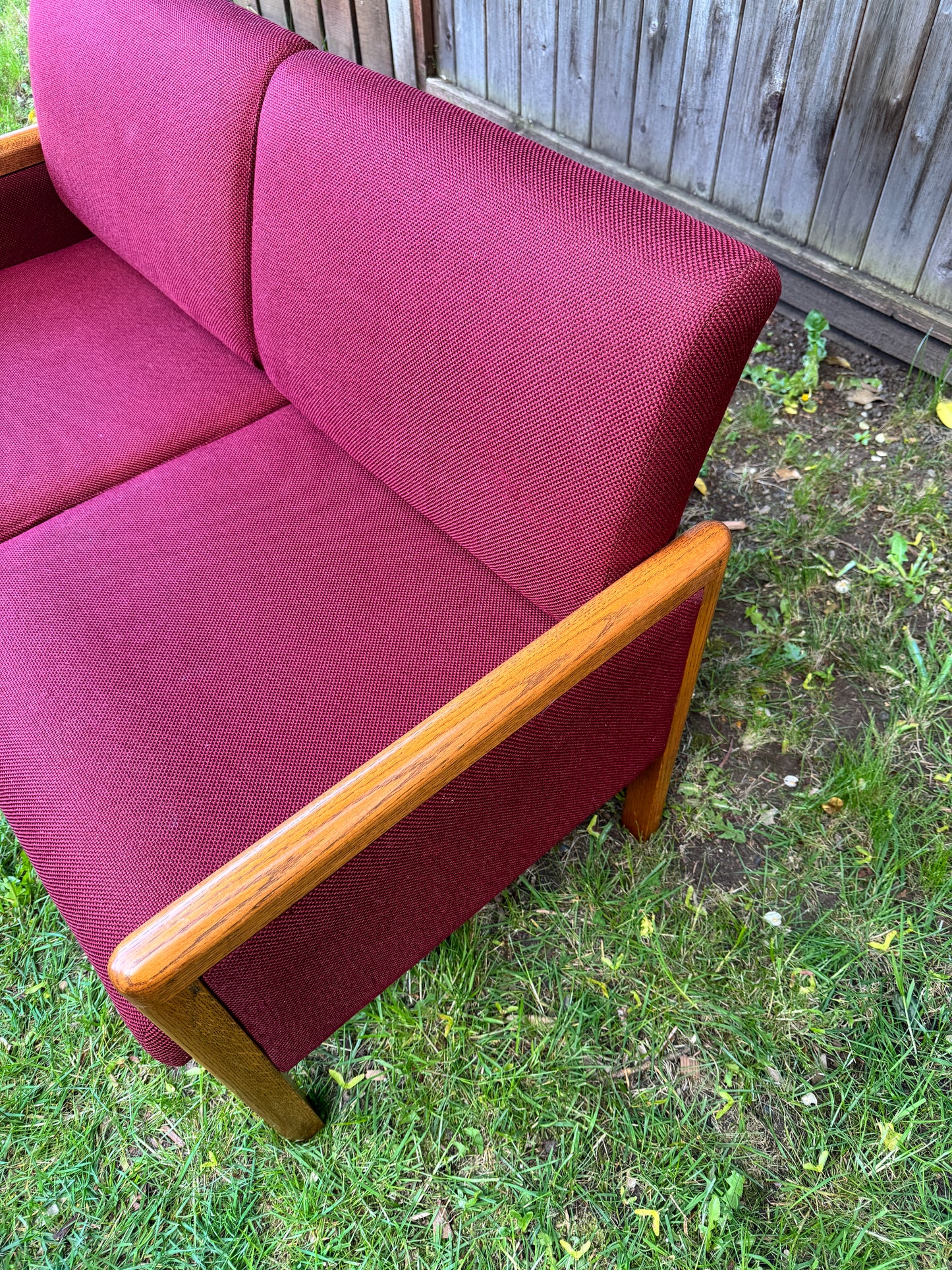 The Maroon MCM Loveseat