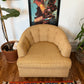 Vintage MCM Tufted Barrel Armchair
