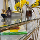 Vintage Regency Brass Vanity Set
