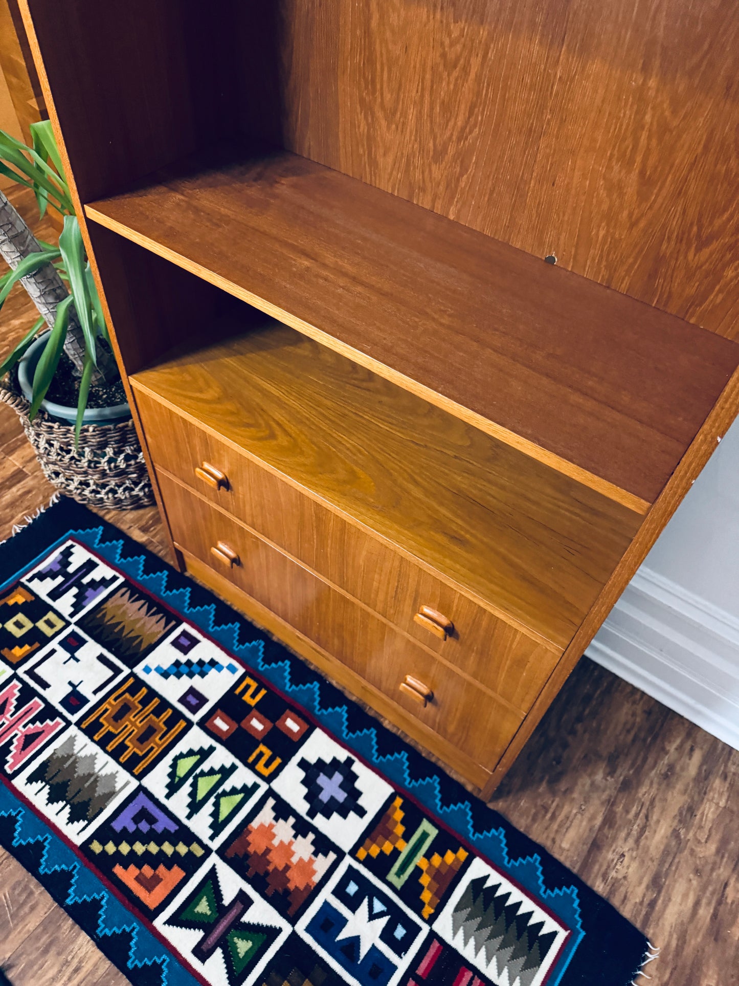 Vintage Danish Teak Bookshelf