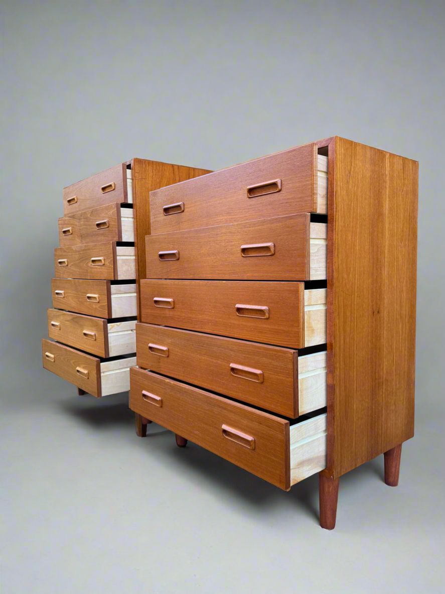 Vintage Teak Dresser Set