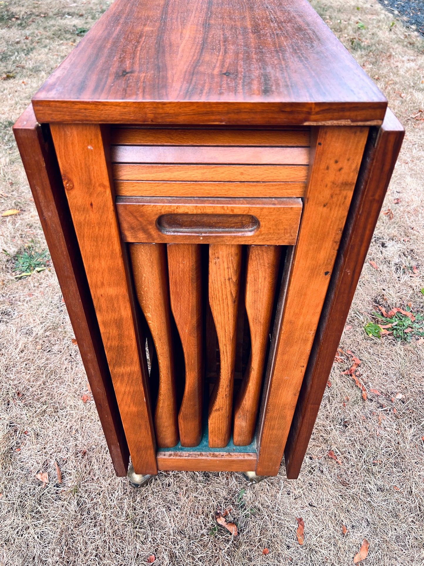 Mid-Century Modern Drop Leaf Table and Chairs