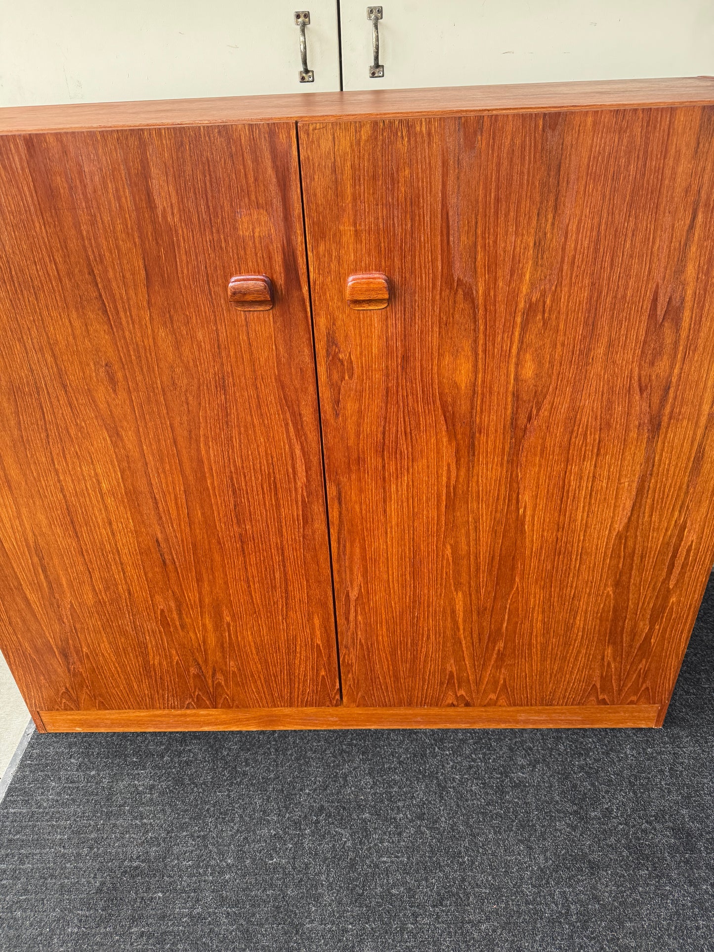 Vintage Teak Cabinet Armoire