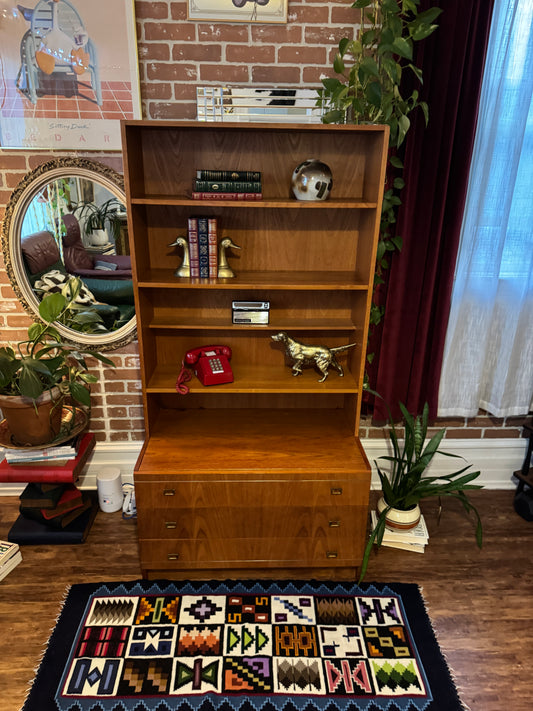Vintage Danish Teak Bookcase