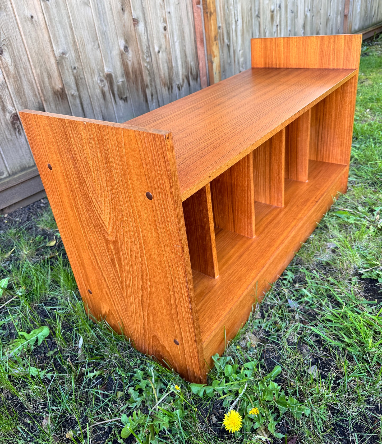 The Kerna Teak Record Cabinet