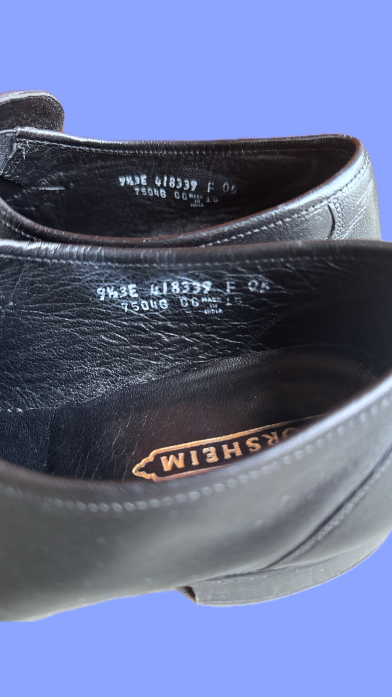 Vintage Black Florsheim Tassel Loafers