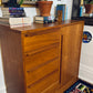 Vintage Teak Armoire/Chest of Drawers