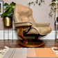 The Ekorness Stressless Recliner Chair & Ottoman