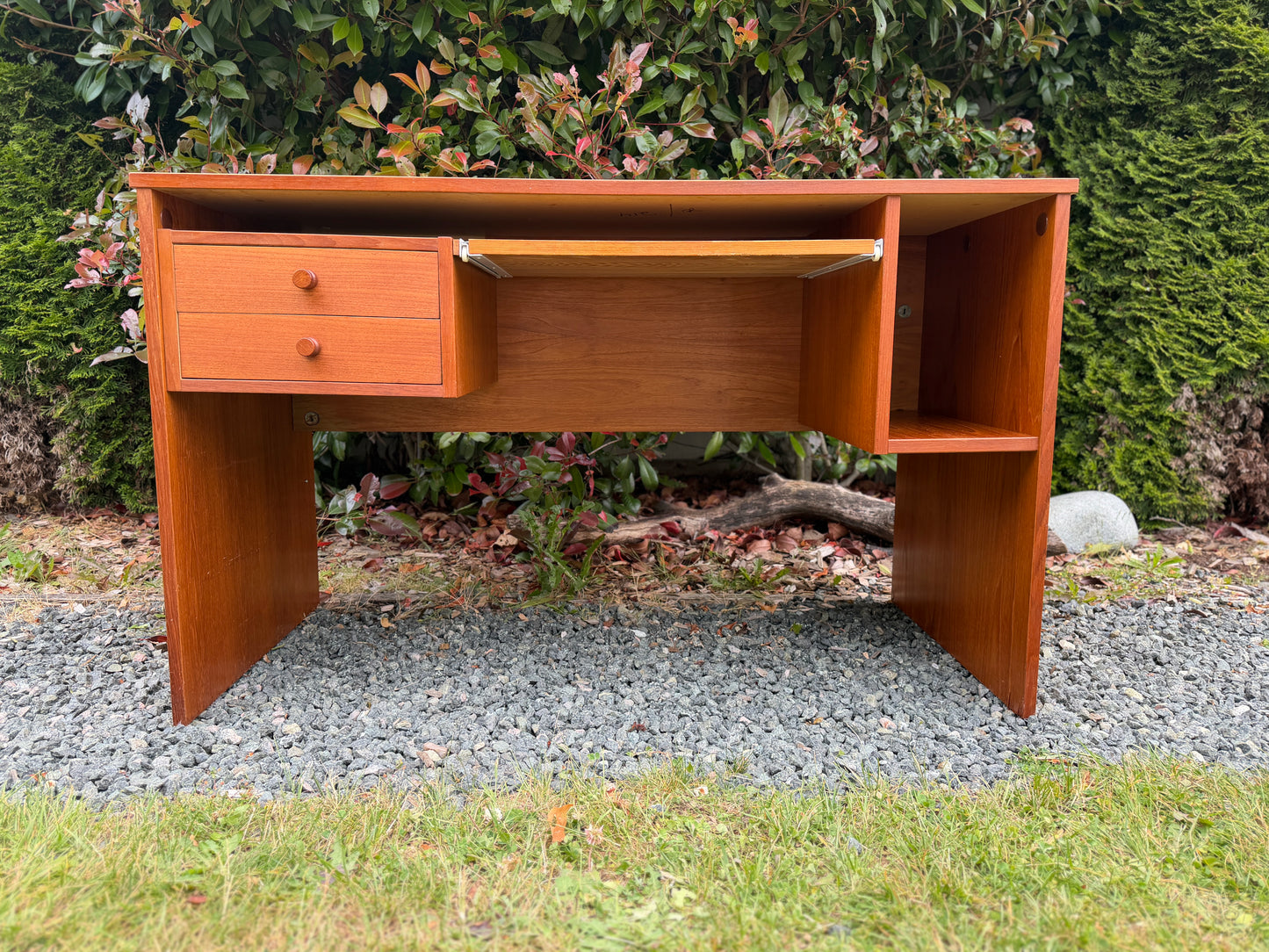 Vintage 70s Teak Office Desk