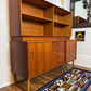 Vintage Restored Teak Sideboard & Hutch