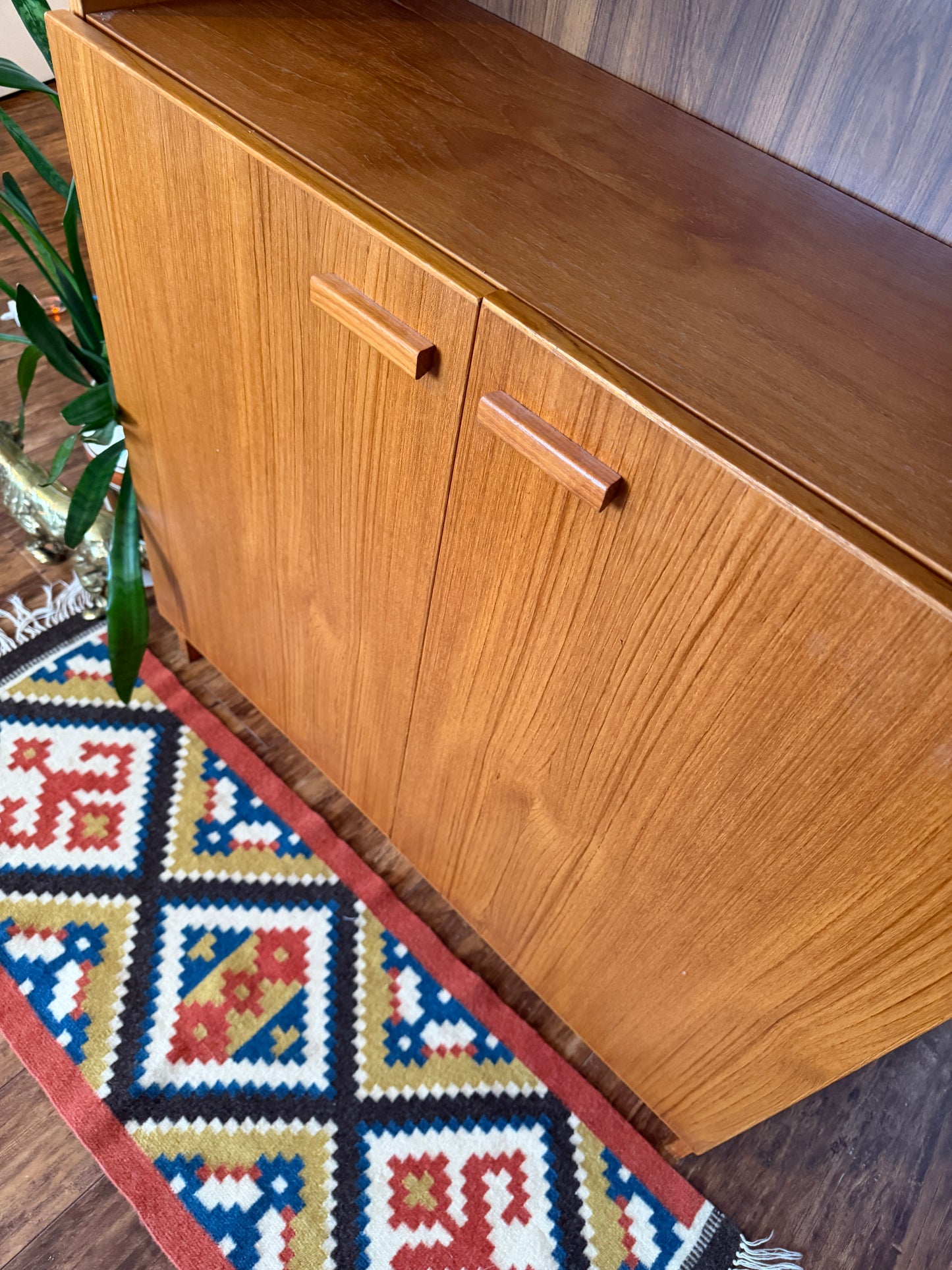 Vintage Danish Teak Bookshelf & Cabinet