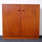 Vintage Teak Cabinet Armoire