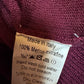 Vintage Burgundy Merino Wool Sweater