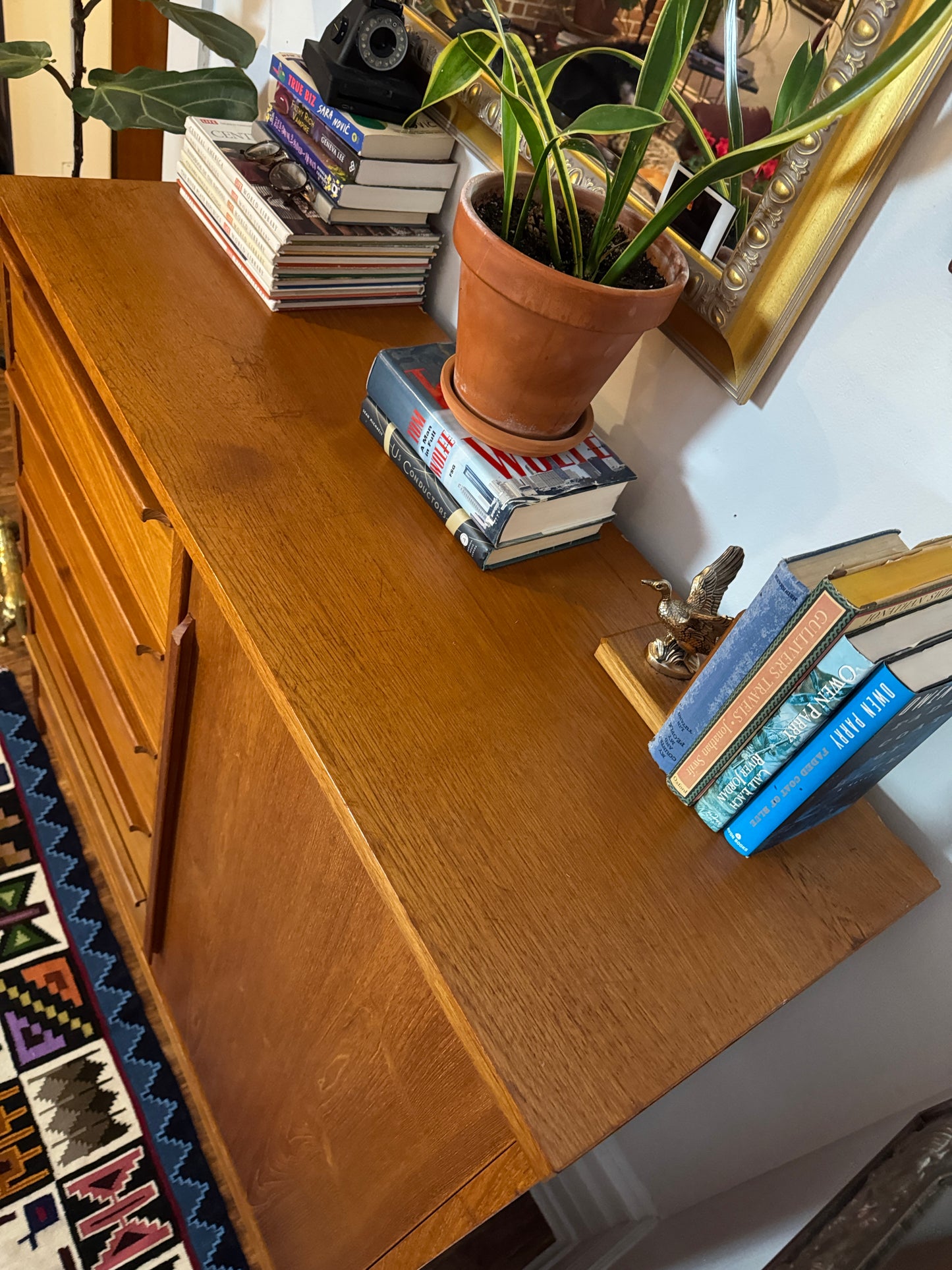Vintage Teak Armoire/Chest of Drawers
