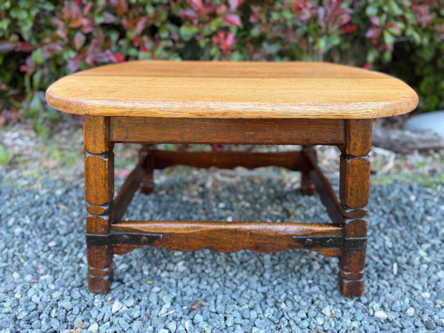Vintage Rustic Solid Wood Small Table