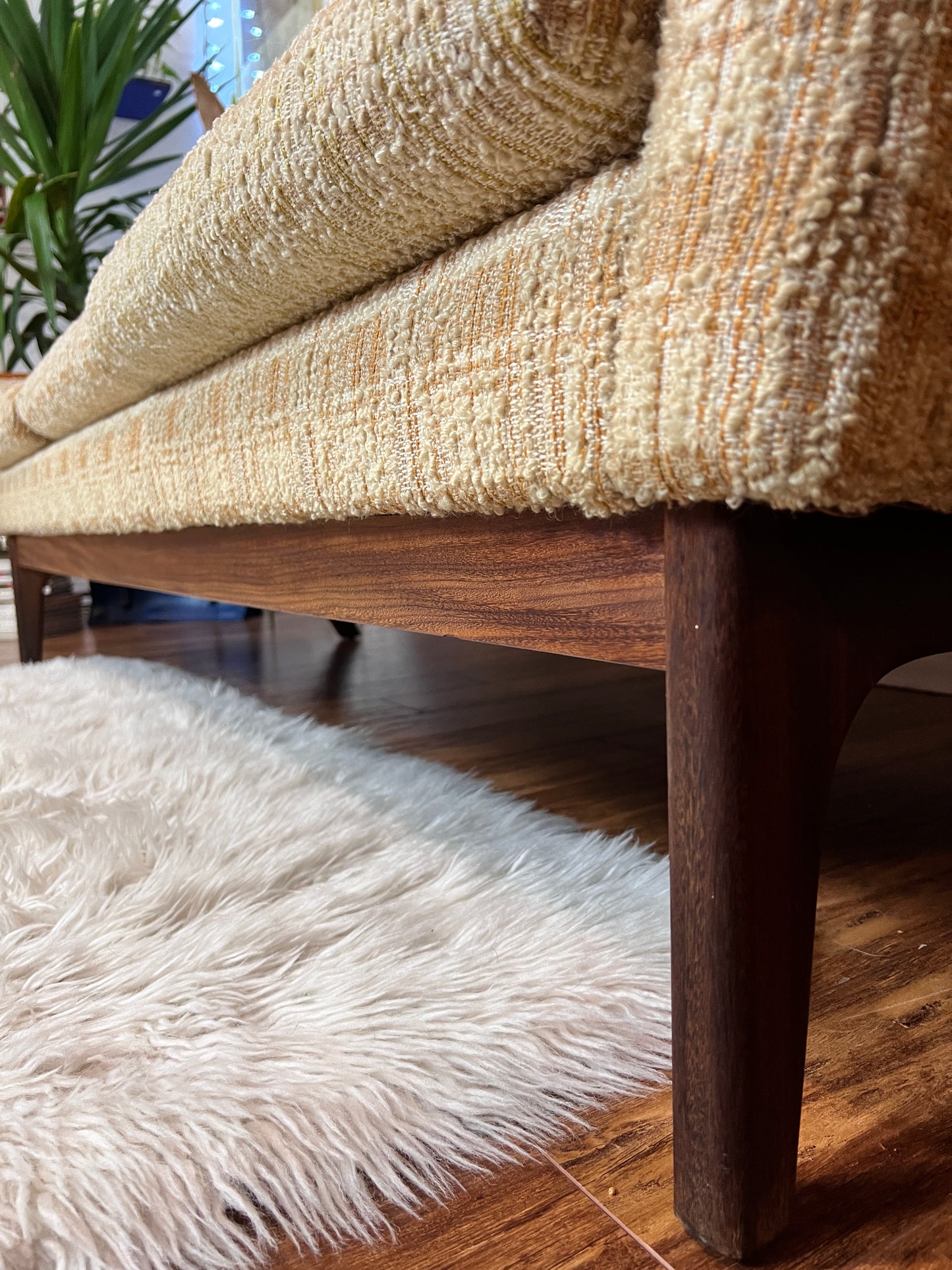 The Calico Teak Sofa