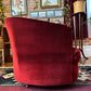 The Ripe Cherry Swivel Armchair